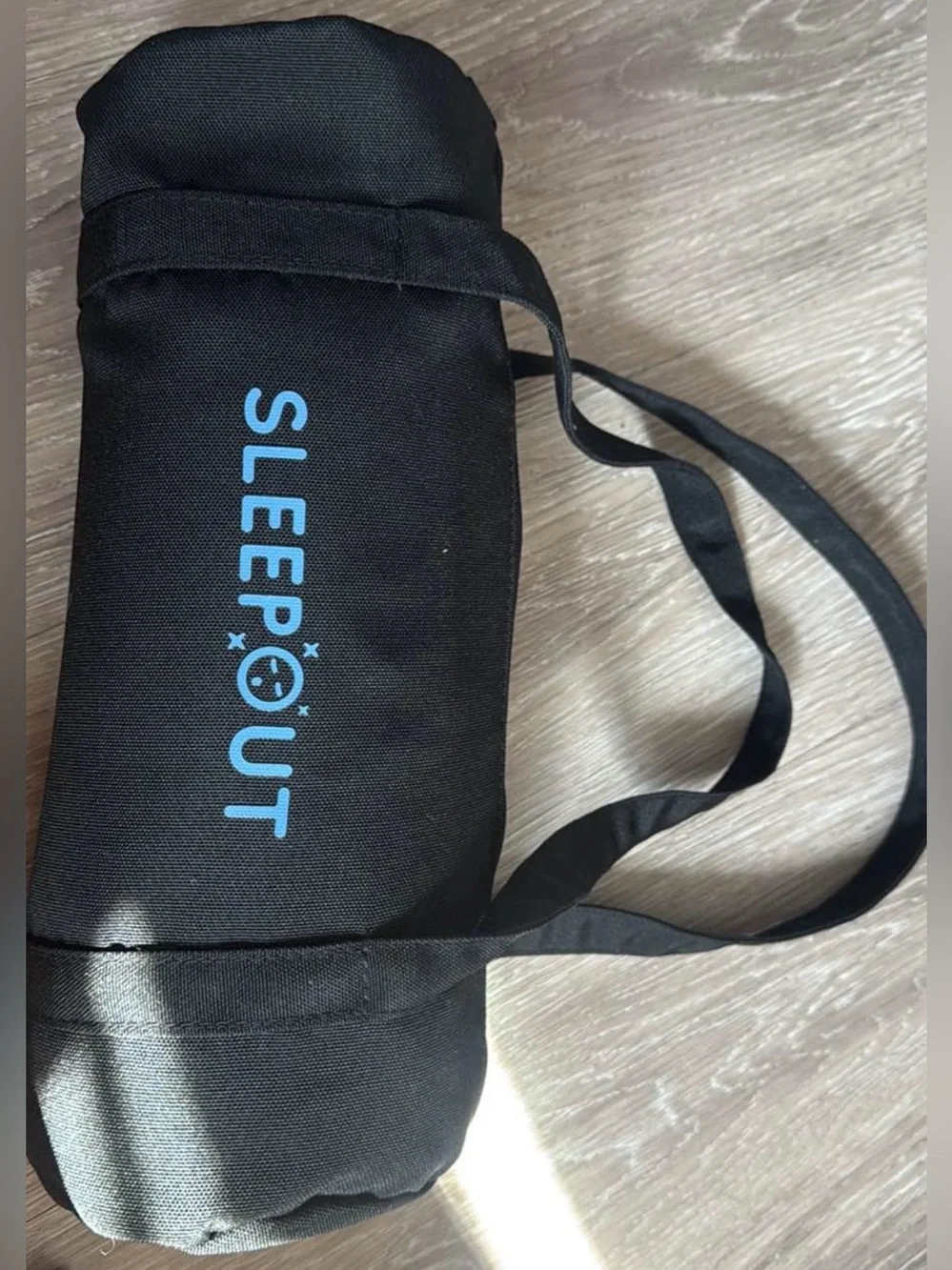 Kids Black Travel Sleep Mask & Pillow Set